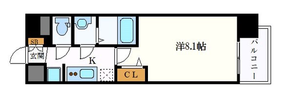 プレサンス大須観音駅前の物件間取画像